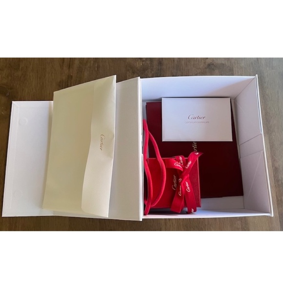 Cartier Red and Silver Ring - Picture 3 of 11